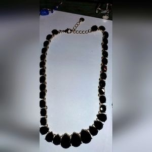 Charter Club pre-owned Black and gold tone necklace